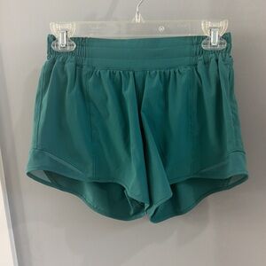 Lululemon Athletica Teal Athletic Shorts